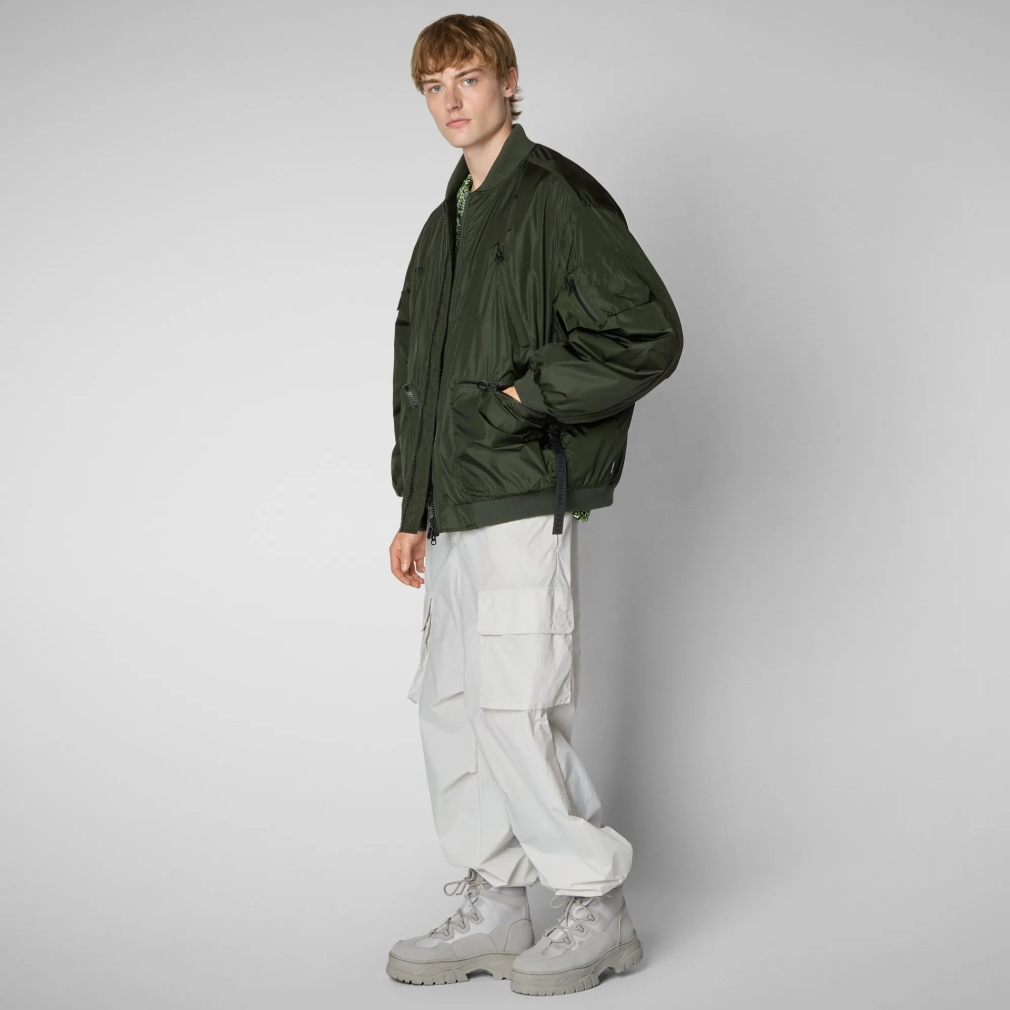 Femme/Homme Save The Duck Blouson Aviateur Unisexe Usher