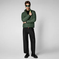 Homme Save The Duck Doudone Alexander Animal-free Thyme Green Pour Homme