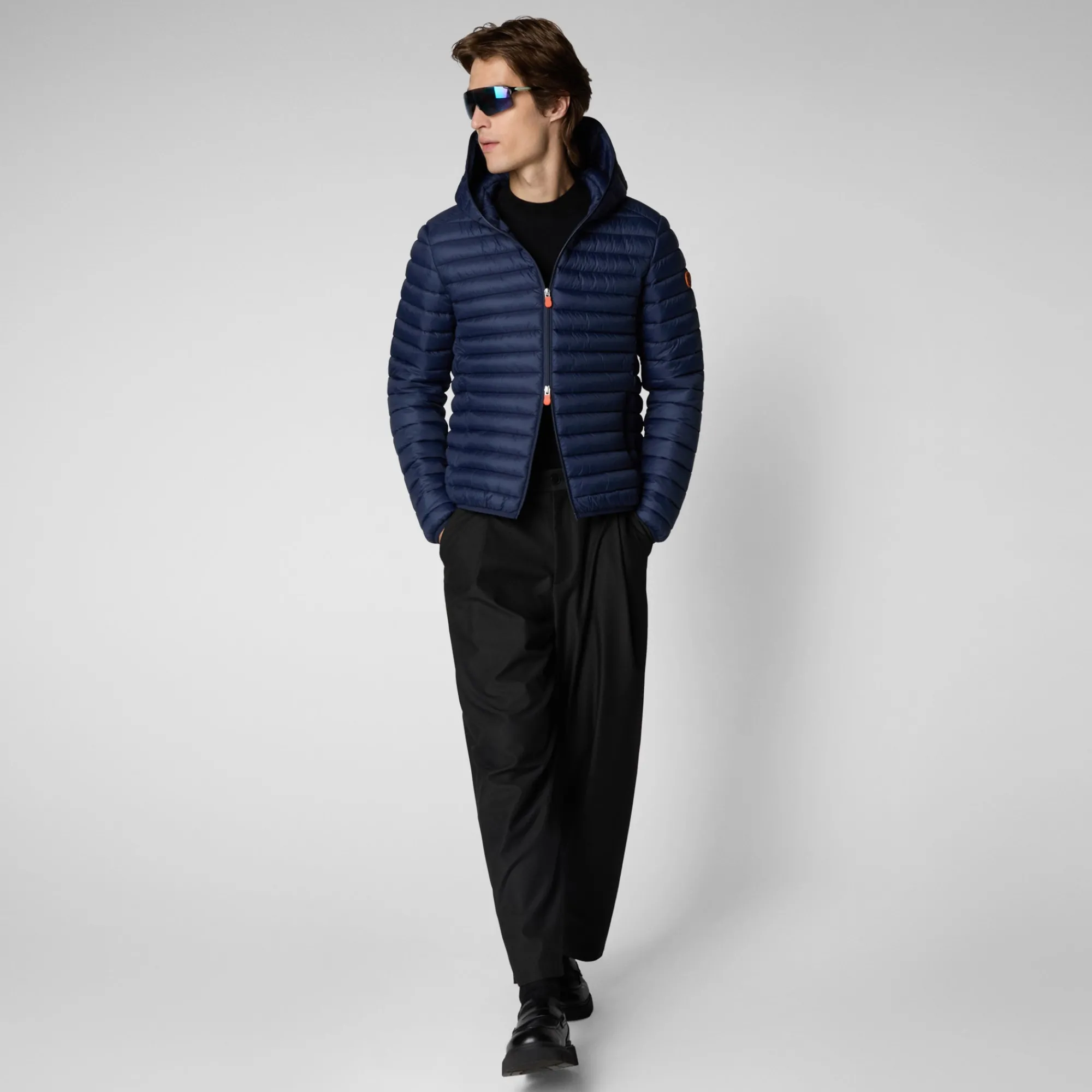 Homme Save The Duck Doudoune à Capuche Donald Animal-free Pour Homme