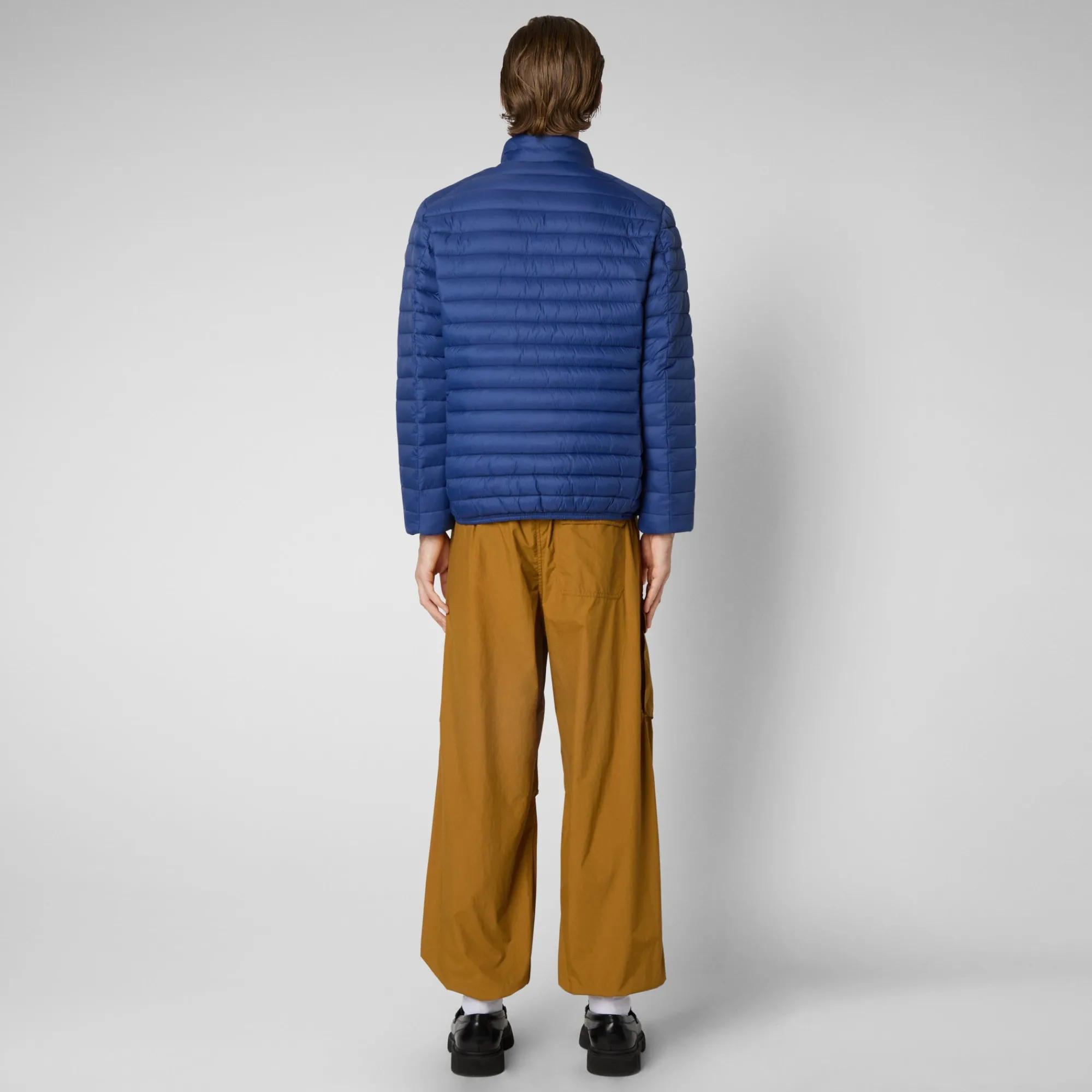 Homme Save The Duck Doudoune Alexander Animal-free Eclipse Bleu Pour Homme