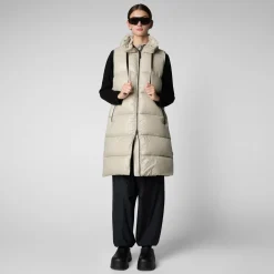 Femme Save The Duck Gilet à Capuche Iria Pour Femme