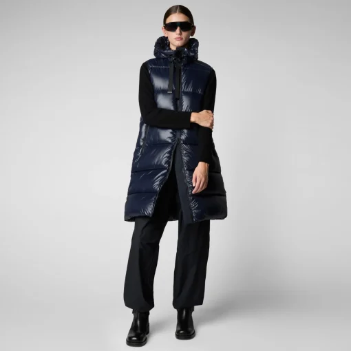 Femme Save The Duck Gilet à Capuche Iria Pour Femme