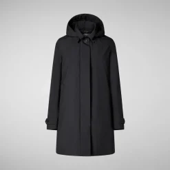 Femme Save The Duck Manteau Embie In Blue Black Pour Femme