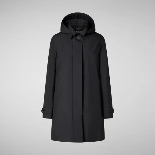 Femme Save The Duck Manteau Embie In Blue Black Pour Femme