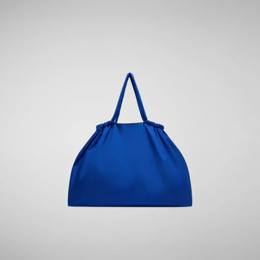 Femme/Homme Save The Duck Unisex Shopper Bag Lake Bleu Cybernétique