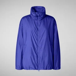 Femme Save The Duck Veste Cissy Gentian Blue Pour Femme