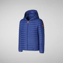 Enfant Save The Duck Veste Huey Ecplise Bleu Pour GARÇON