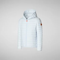 Enfant Save The Duck Veste Huey Foam Grey Pour GARÇON