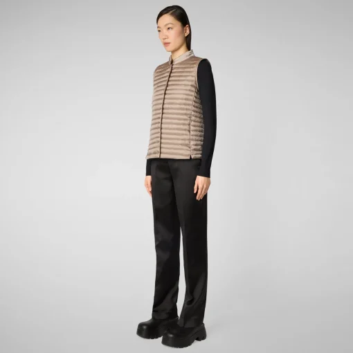 Femme Save The Duck Veste Sans Manches Aria Pour Homme