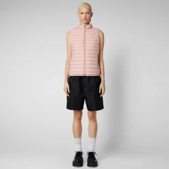 Femme Save The Duck Veste Sans Manches Charlotte Pour Femme