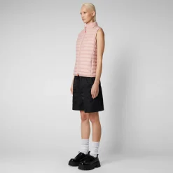 Femme Save The Duck Veste Sans Manches Charlotte Pour Femme