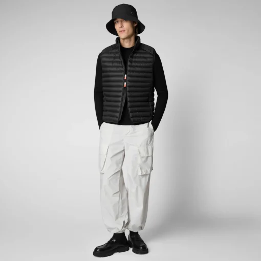Homme Save The Duck Veste Sans Manches Matelassée Adam Pour Homme