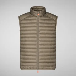 Homme Save The Duck Veste Sans Manches Matelassée Adam Pour Homme