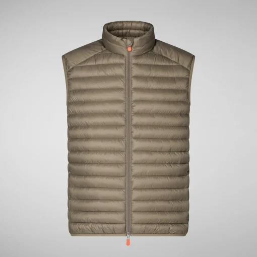 Homme Save The Duck Veste Sans Manches Matelassée Adam Pour Homme