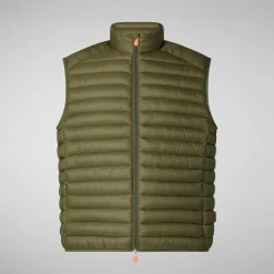 Homme Save The Duck Veste Sans Manches Matelassée Adam Pour Homme