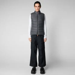 Femme Save The Duck Veste Sans Manches Matelassée Charlotte Pour Femme